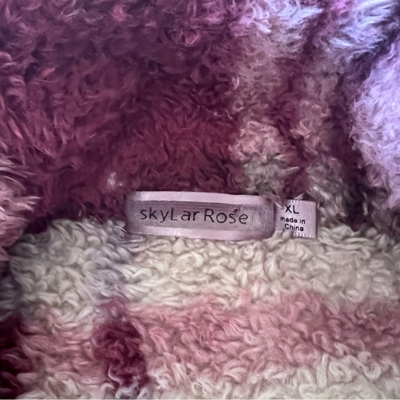 ViCI Plaid Shacket Teddy Soft Fall Jacket in Rose Pink Cream - Picture 11 of 11